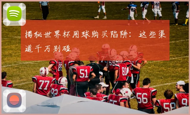 揭秘世界杯用球购买陷阱：这些渠道千万别碰